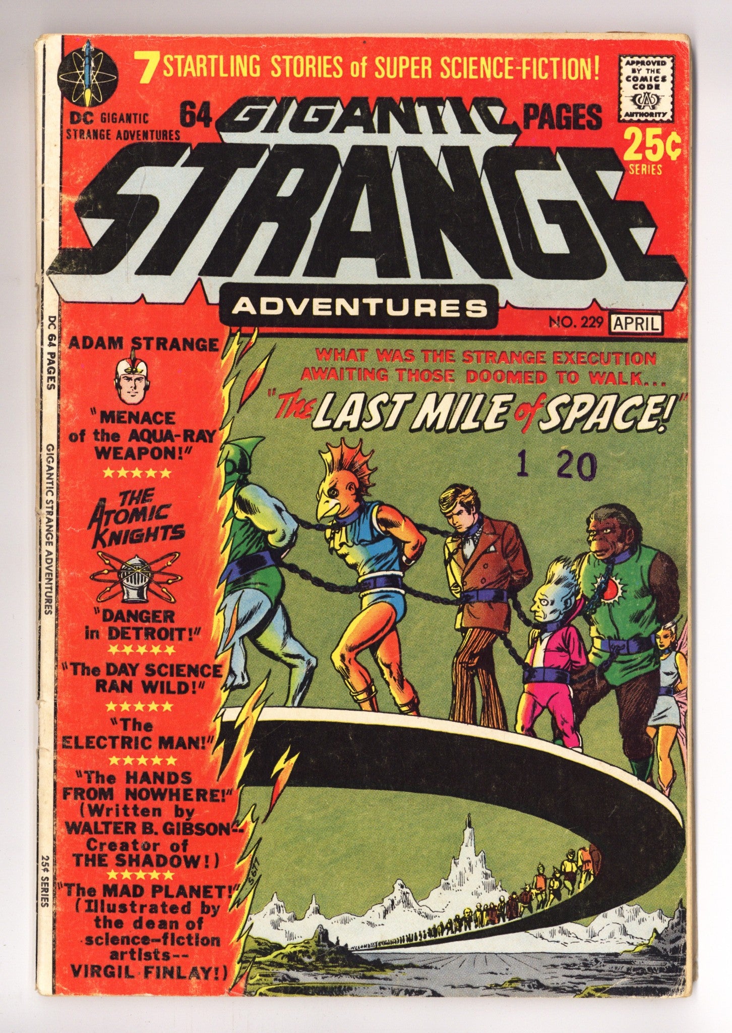 Strange Adventures Vol 1 229 Low Grade (1971) 