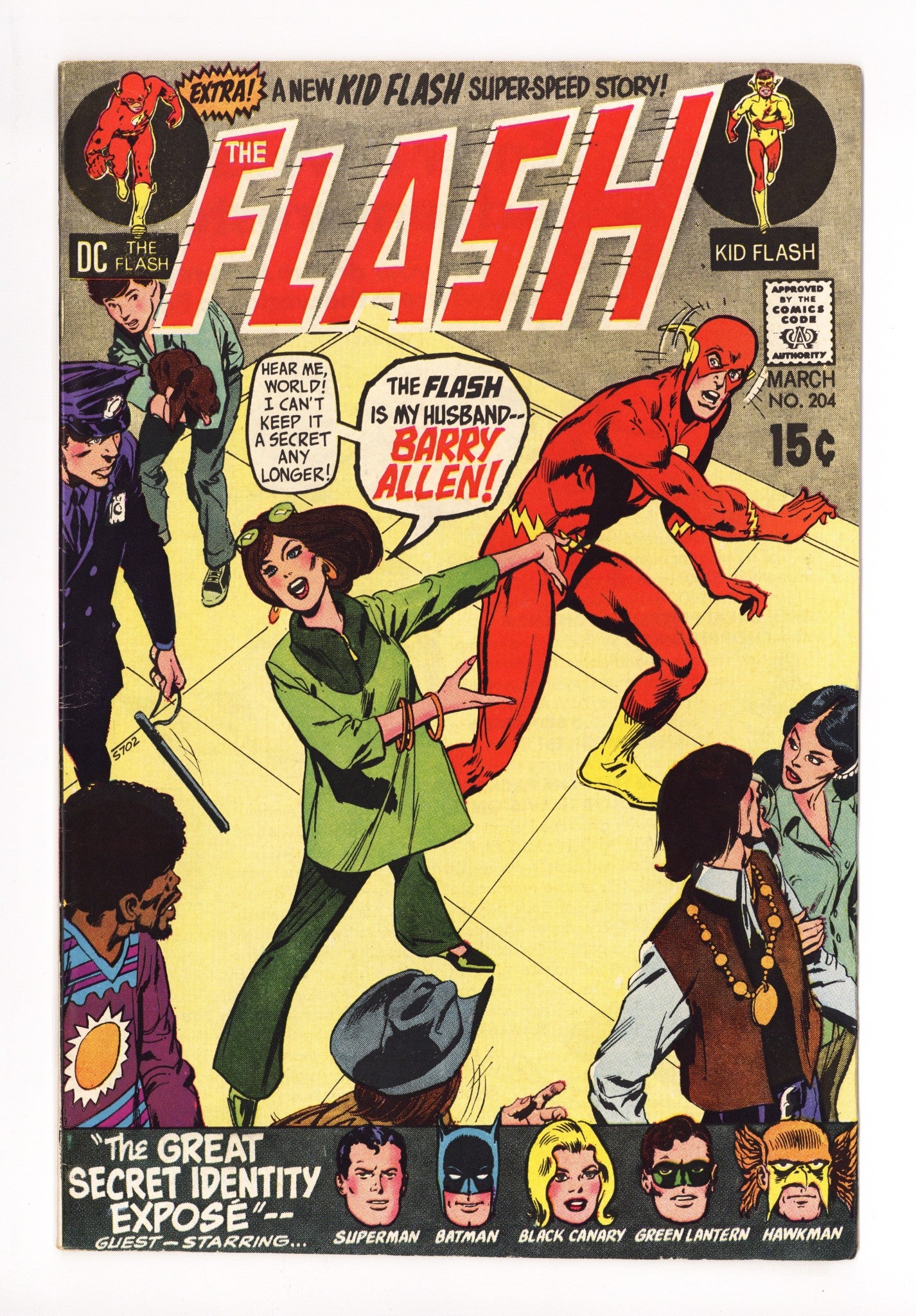 The Flash Vol 1 204 VF- (7.5) (1971) 