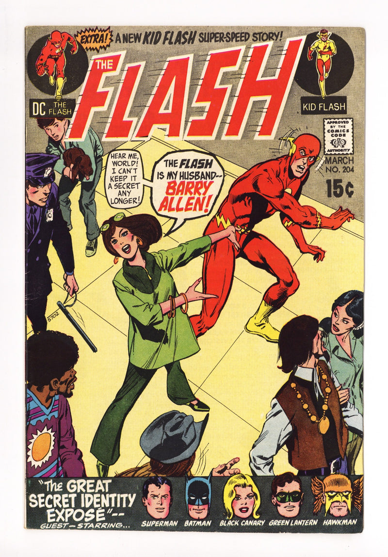 The Flash Vol 1 204 VF- (7.5) (1971) 