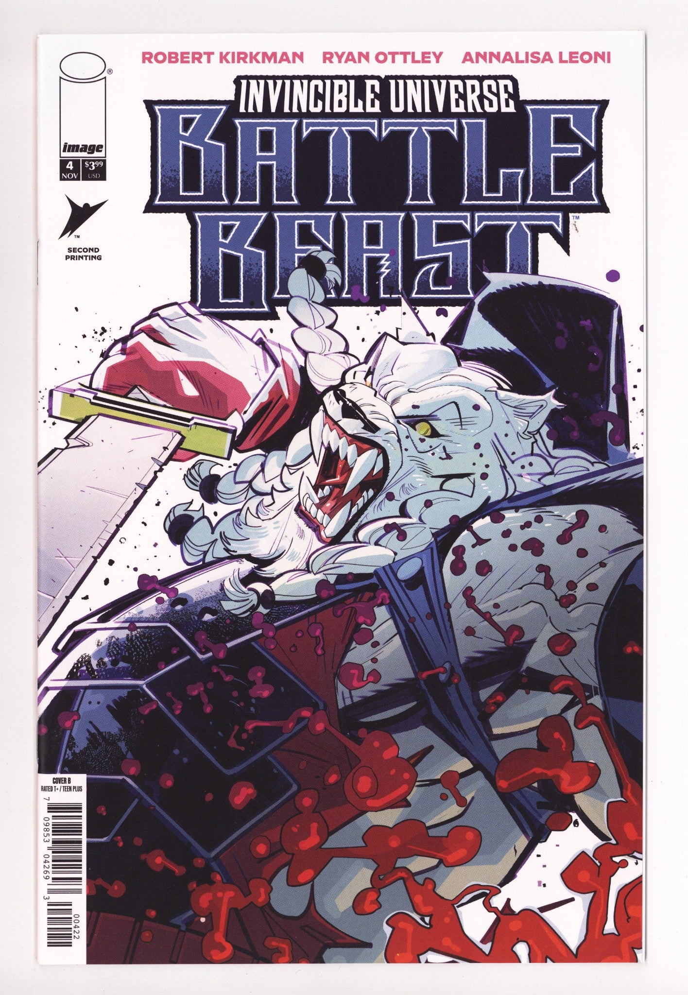 Invincible Universe Battle Beast 4 Howard 2nd Print Variant (2025)