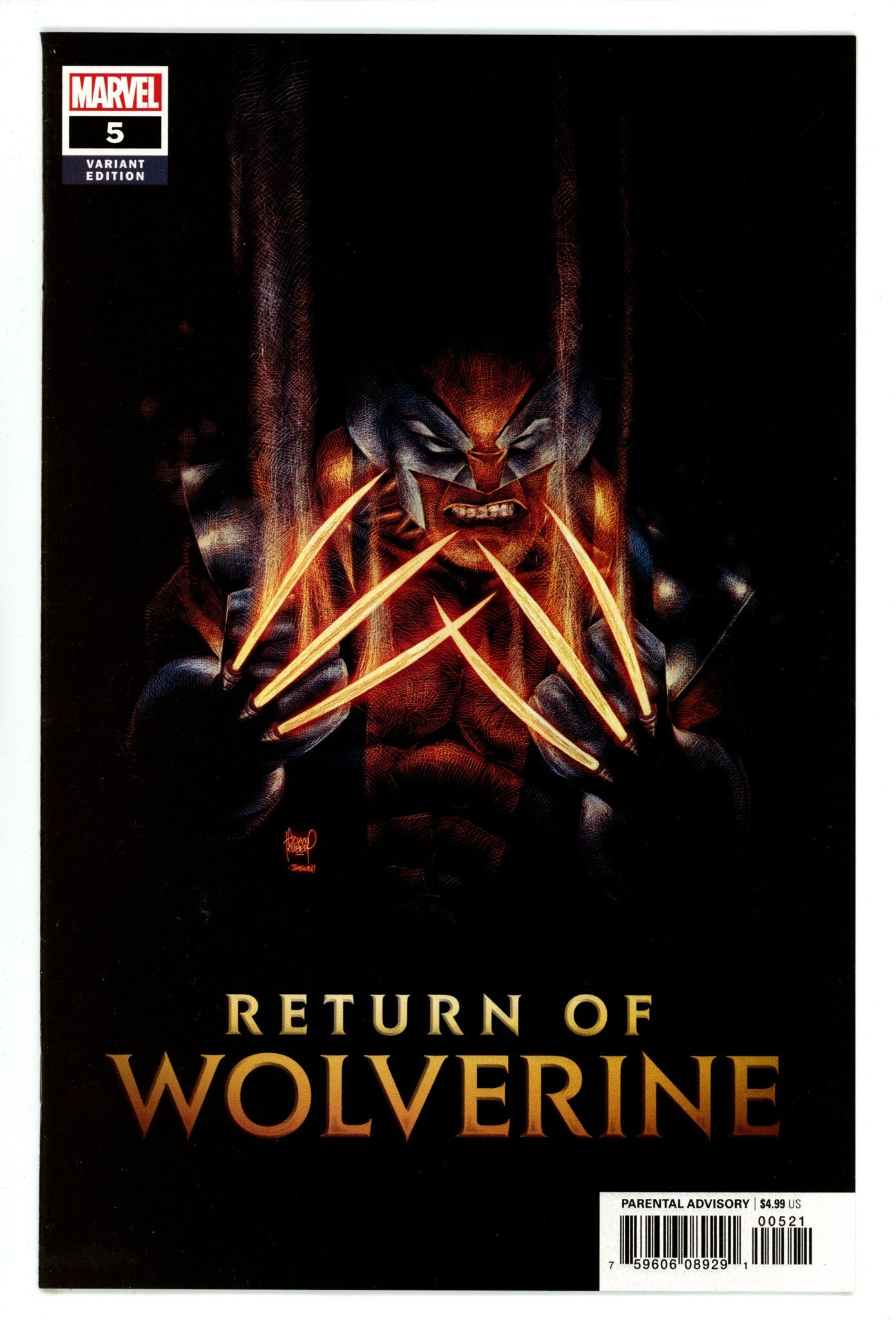 Return of Wolverine 5 High Grade (2019) Kubert Variant 