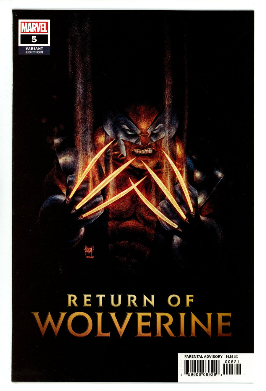 Return of Wolverine 5 High Grade (2019) Kubert Variant 
