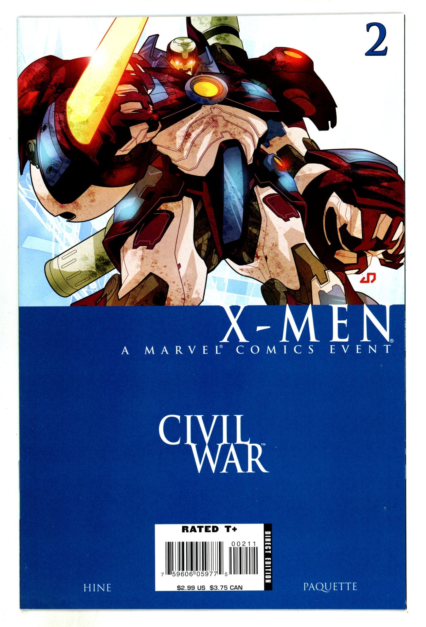 Civil War: X-Men  2  High Grade  (2006)  