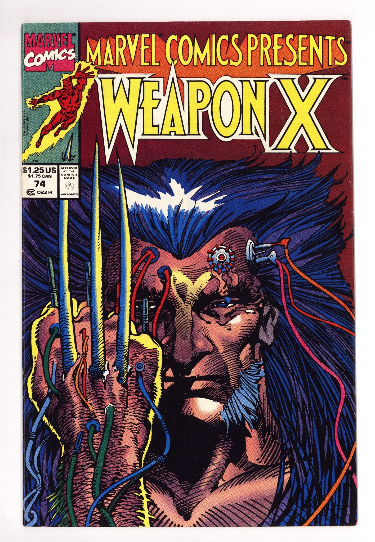 Marvel Comics Presents Vol 1 74 FN/VF (7.0) (1991) Newsstand 