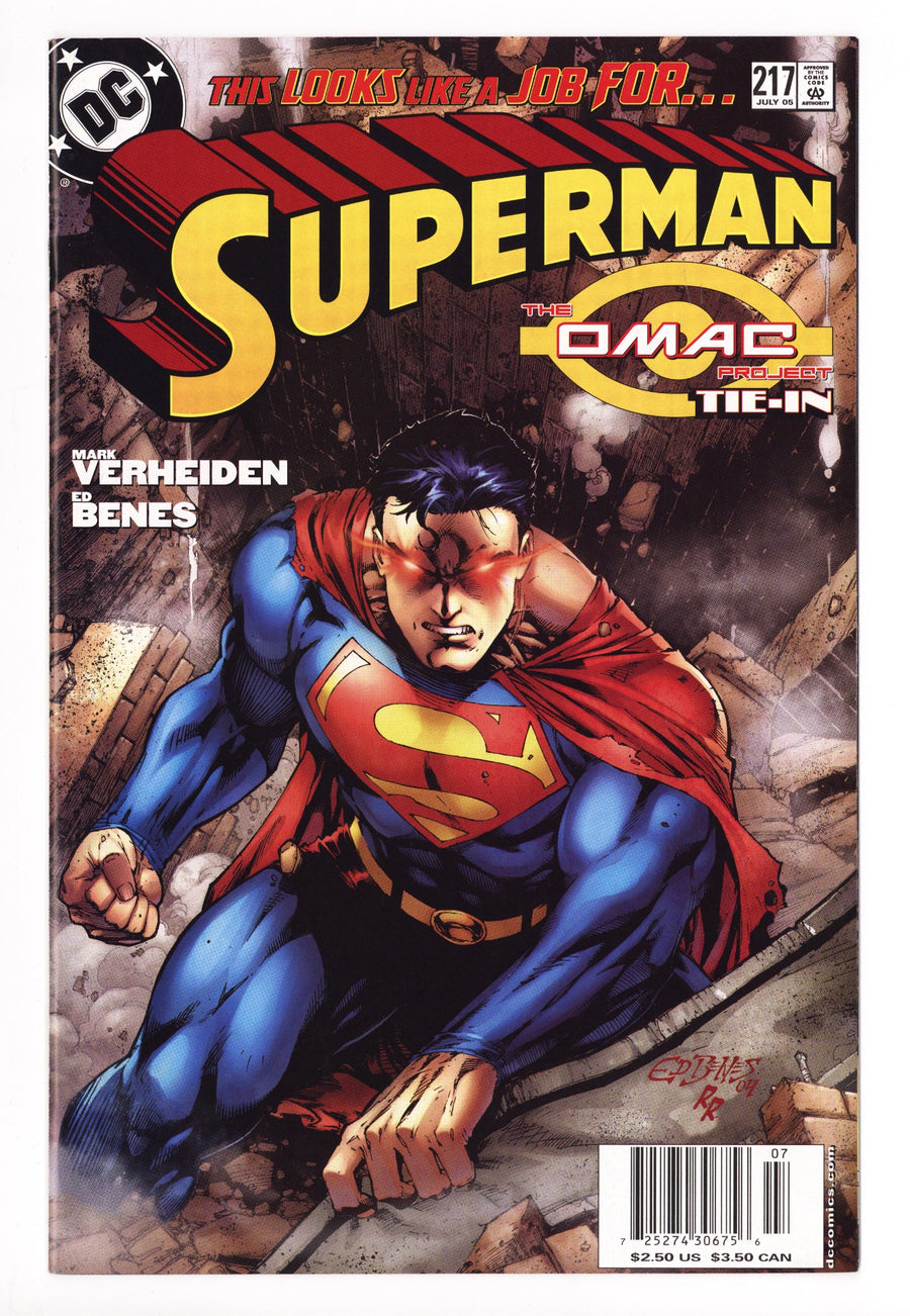 Superman Vol 2 217 VF/NM (9.0) (2005) Newsstand 