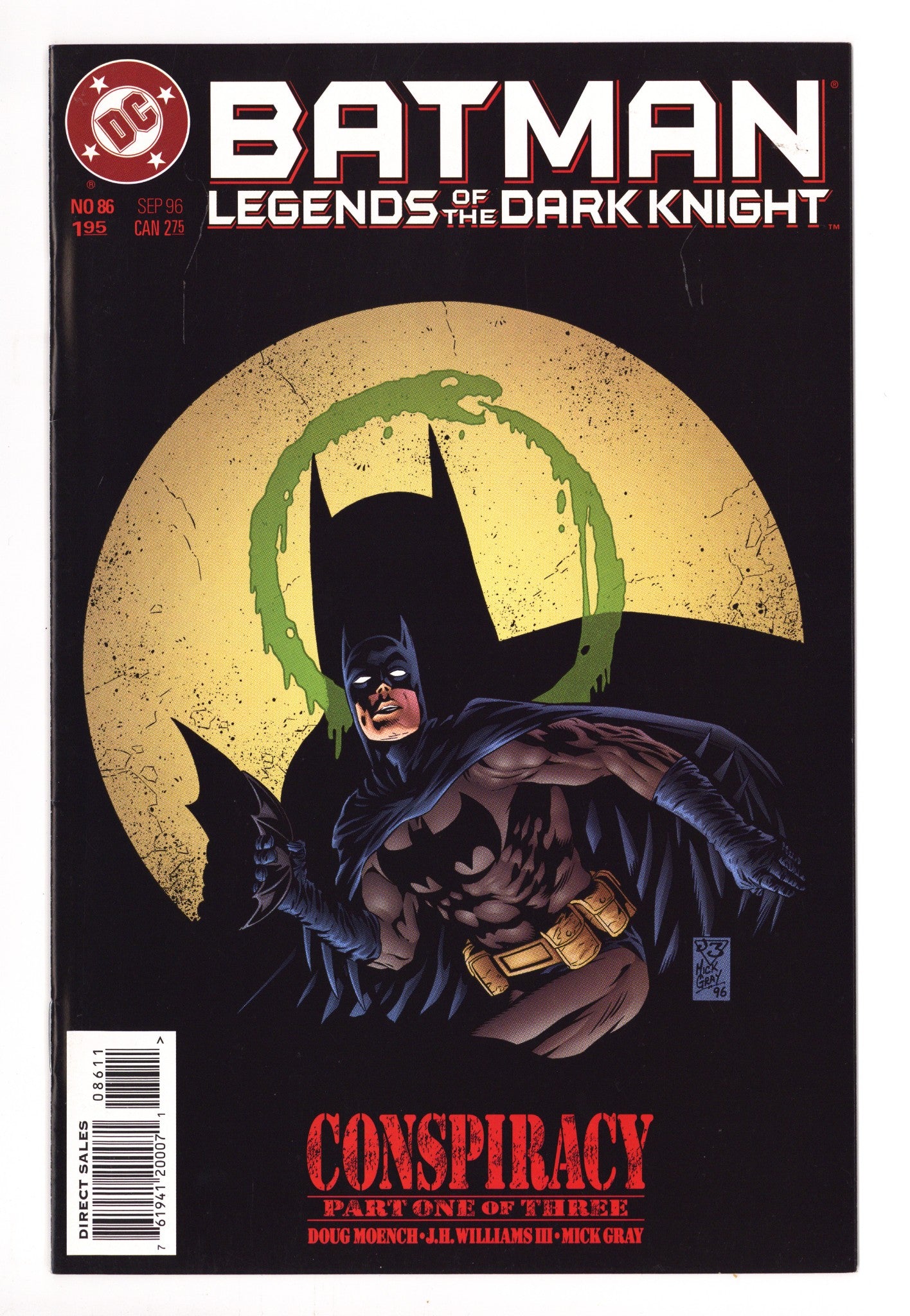 Batman: Legends of the Dark Knight 86 High Grade (1996) 