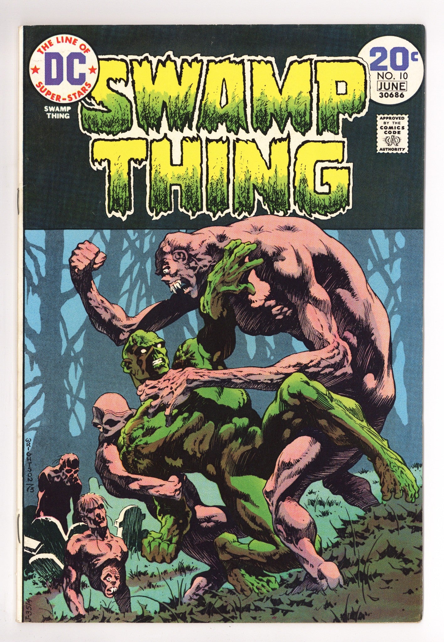 Swamp Thing Vol 1 10 FN (6.0) (1974) 