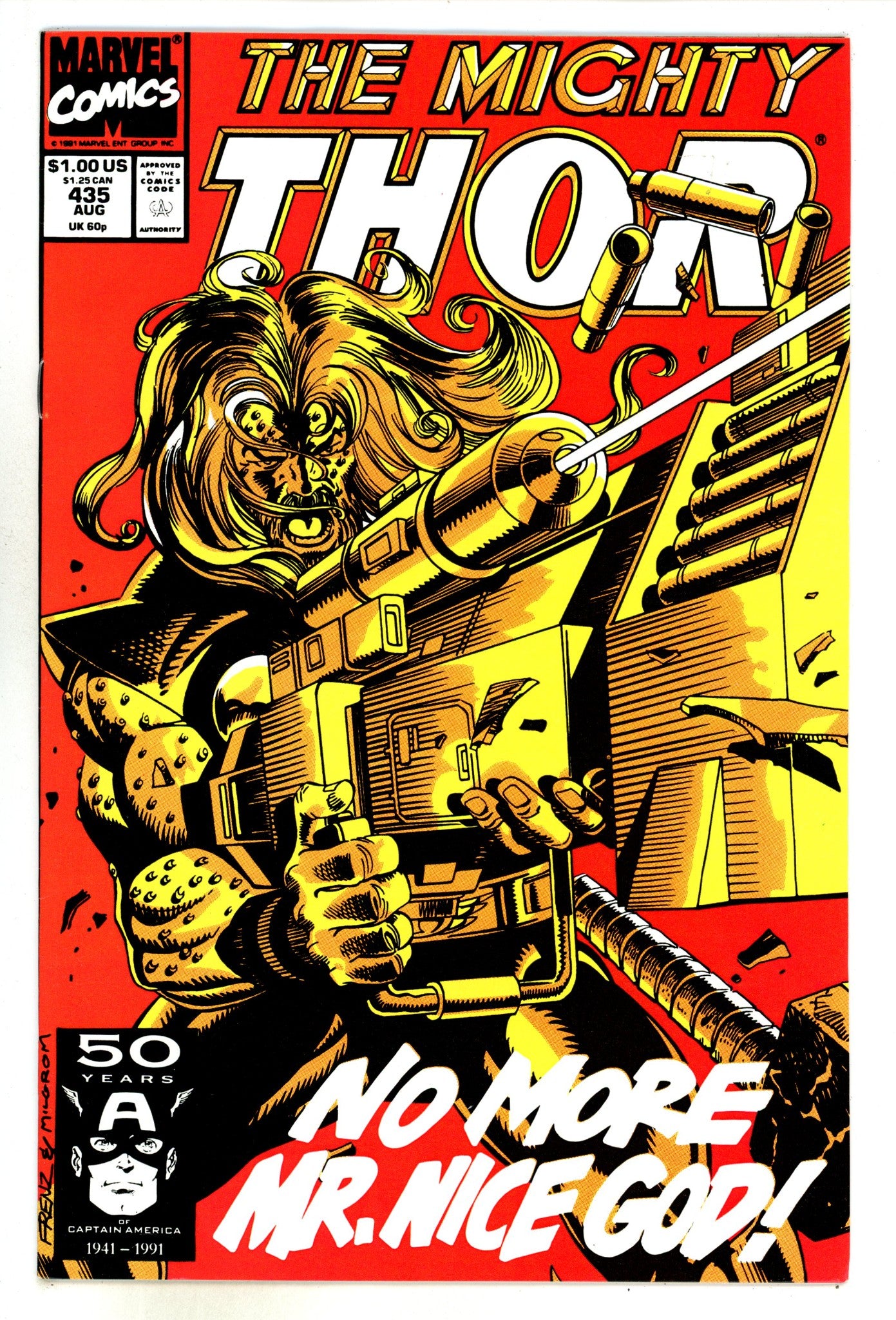 Thor Vol 1 435 High Grade (1991) 