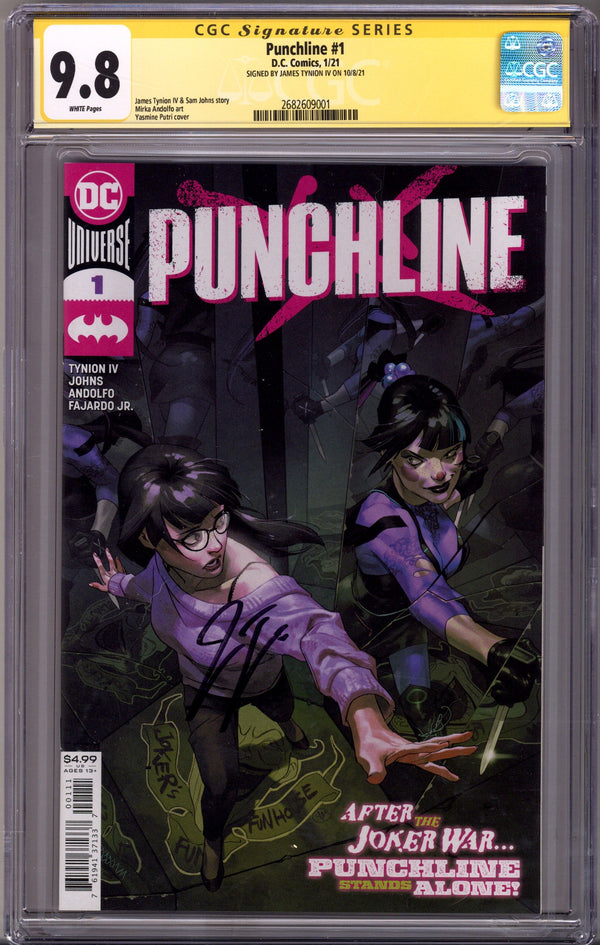 Punchline 1 CGC 9.8 (NM/M) (2021) Signed x1 Cover James Tynion