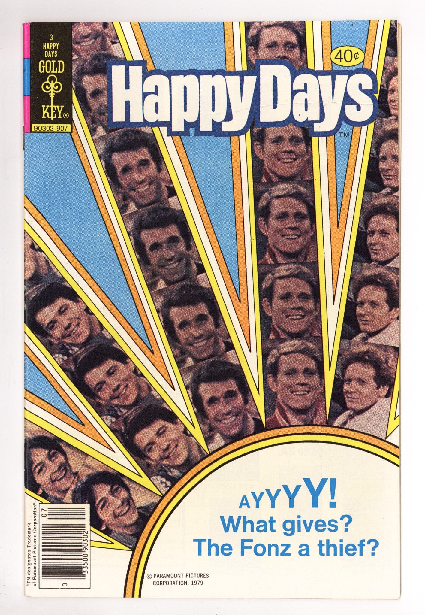 Happy Days 3 VF+ (8.5) (1979) 