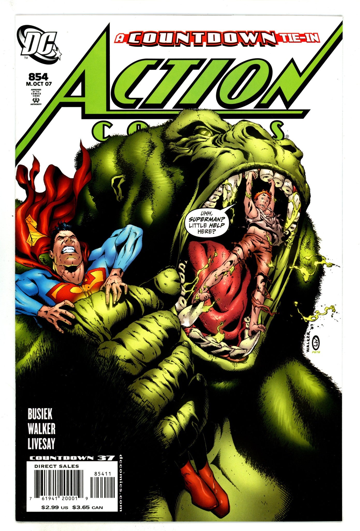 Action Comics Vol 1 854 High Grade (2007) 