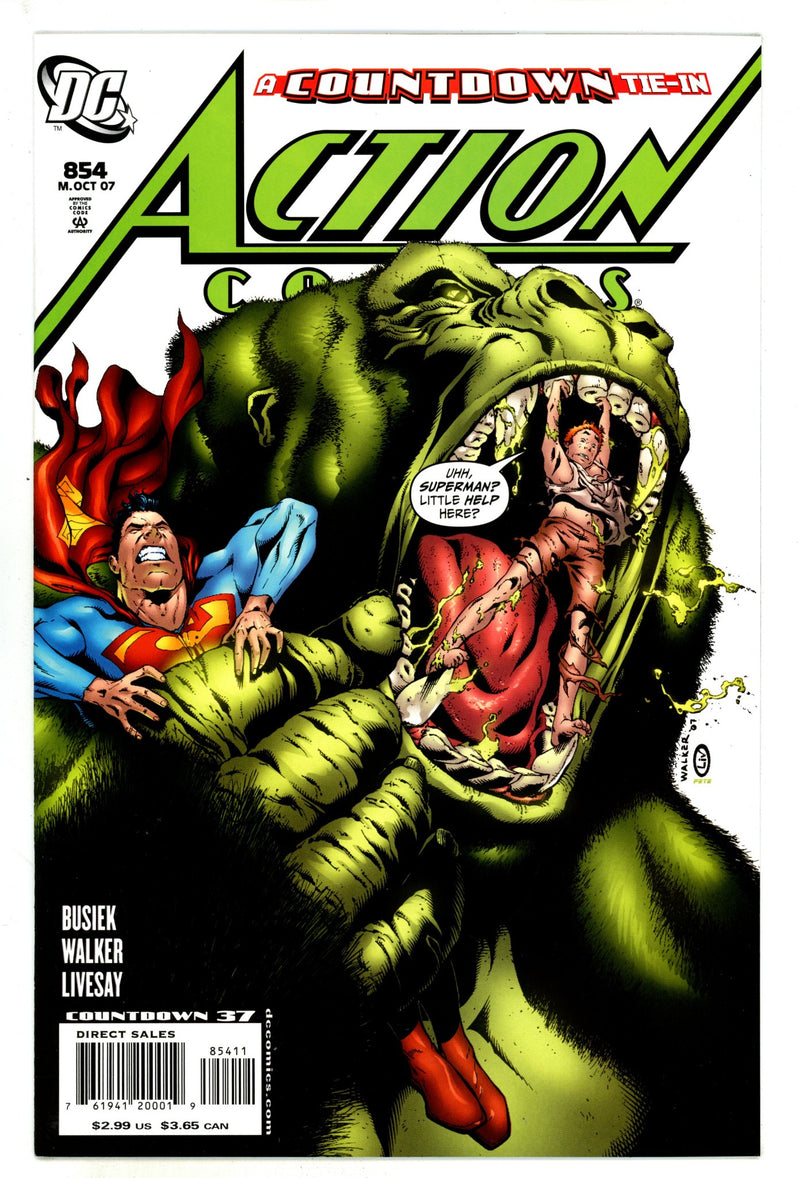 Action Comics Vol 1 854 High Grade (2007) 
