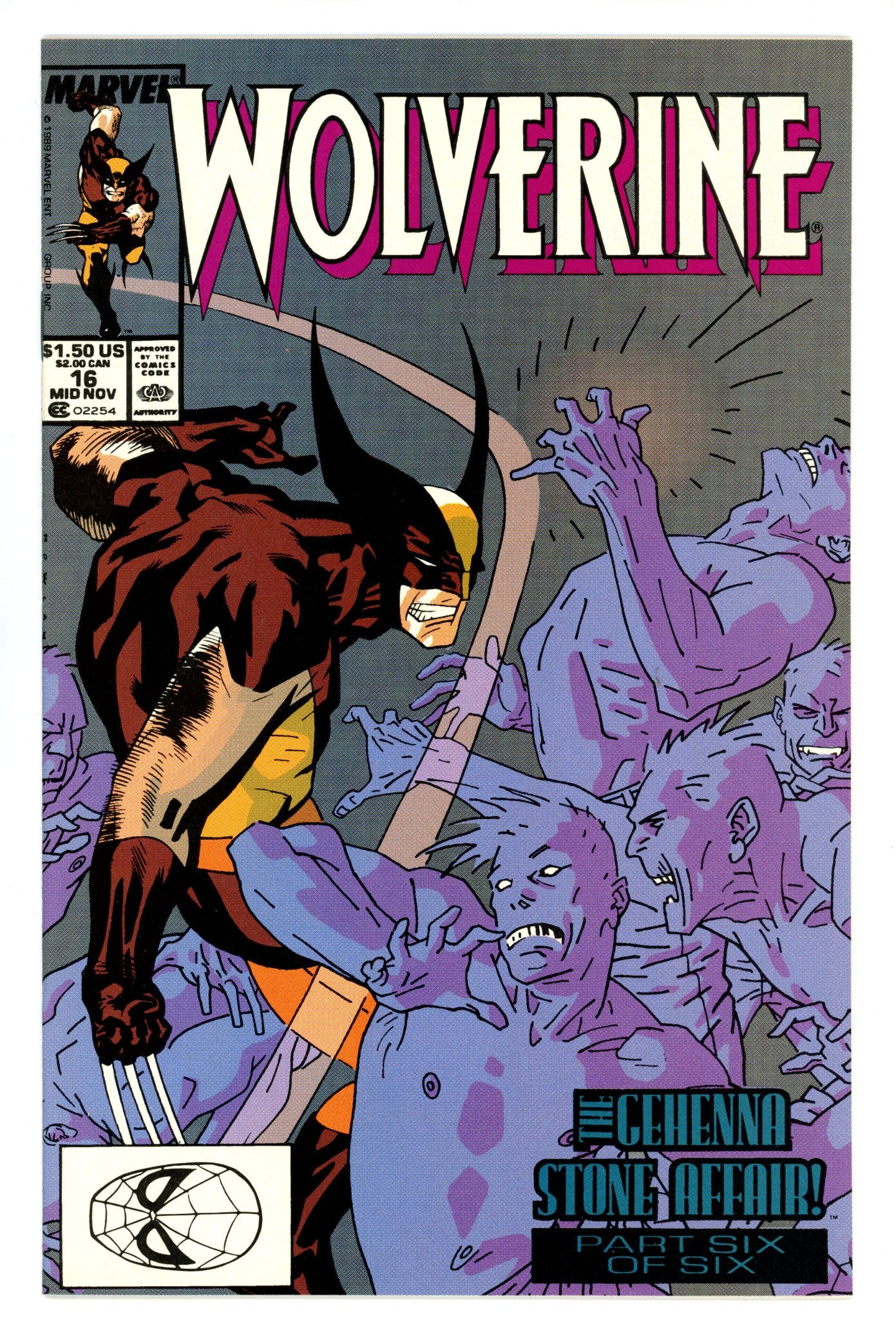 Wolverine Vol 2 16 High Grade (1989) 