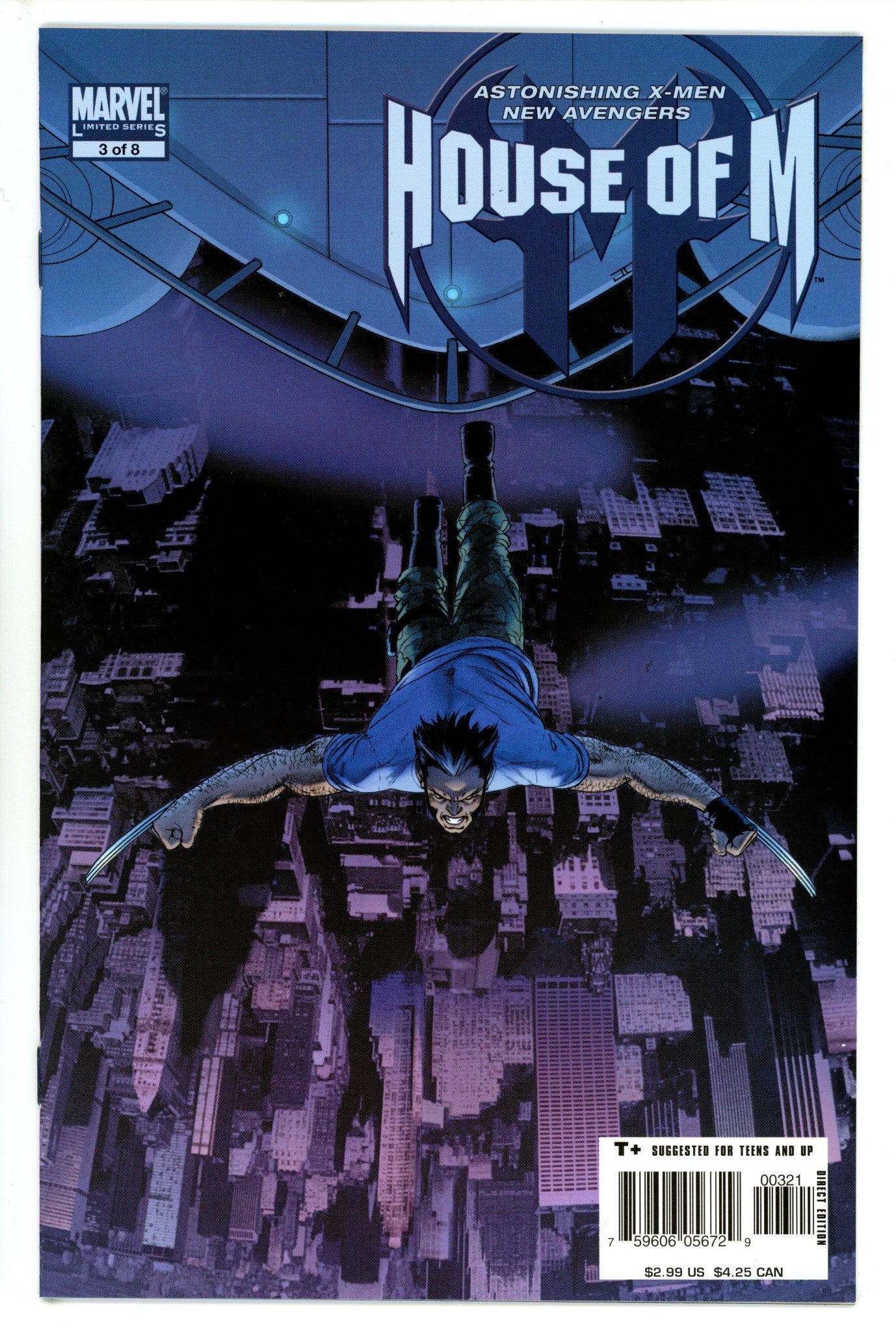 House of M Vol 1 3 Cassaday Incentive Variant VF/NM (2005)