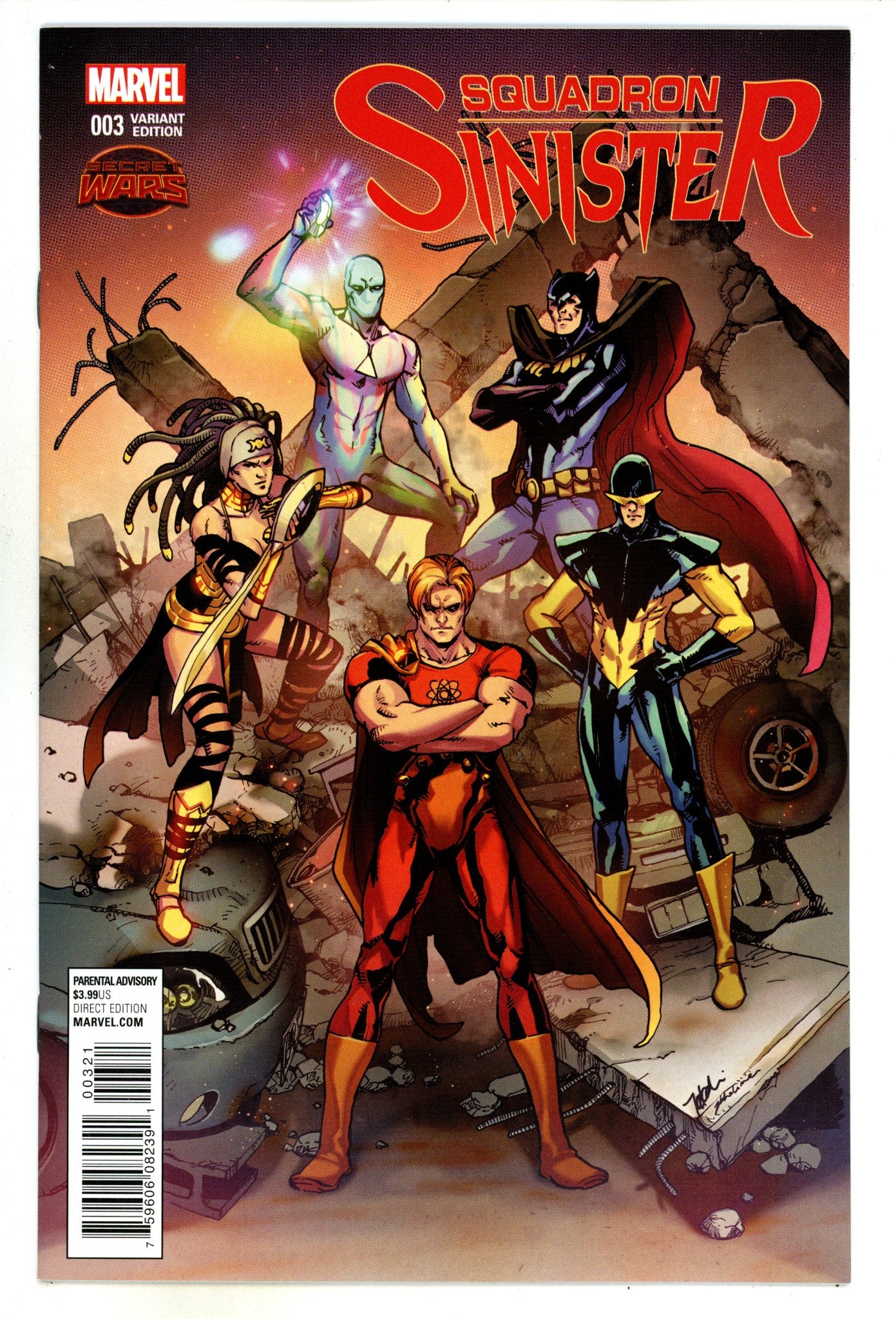 Squadron Sinister 3 High Grade (2015) Manga Variant 