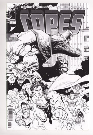 Invincible Universe Capes 4 Ottley B&W Incentive NM- (2025)
