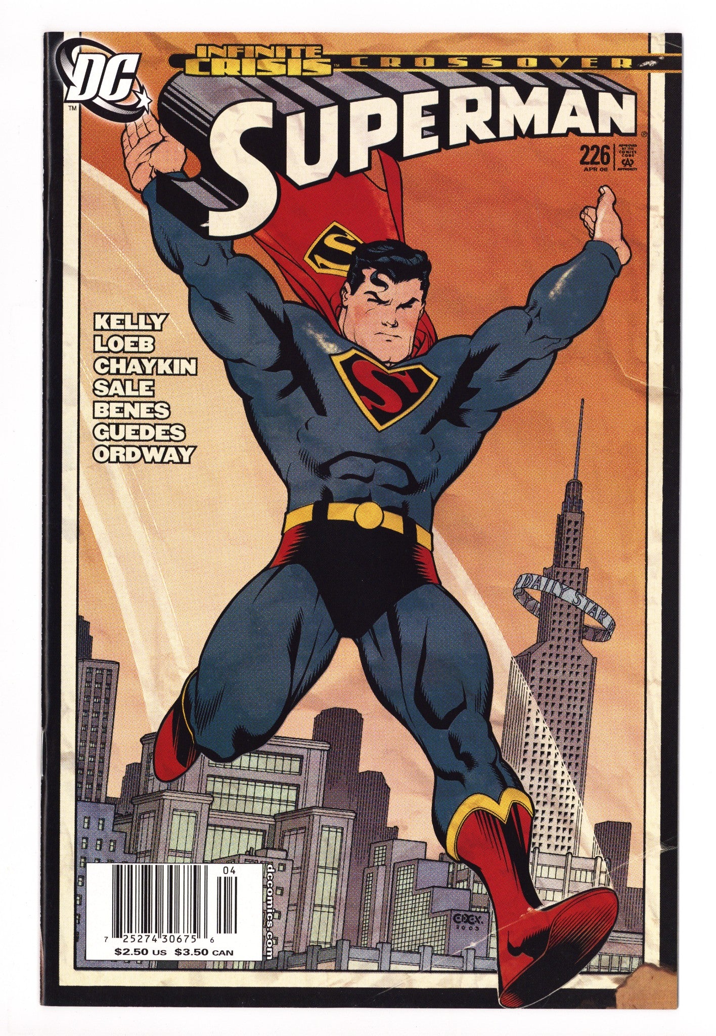 Superman Vol 2 226 FN (6.0) (2006) Newsstand 
