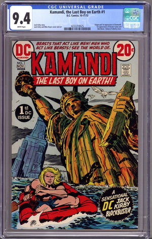 Kamandi, the Last Boy on Earth 1 CGC 9.4 (NM) (1972)