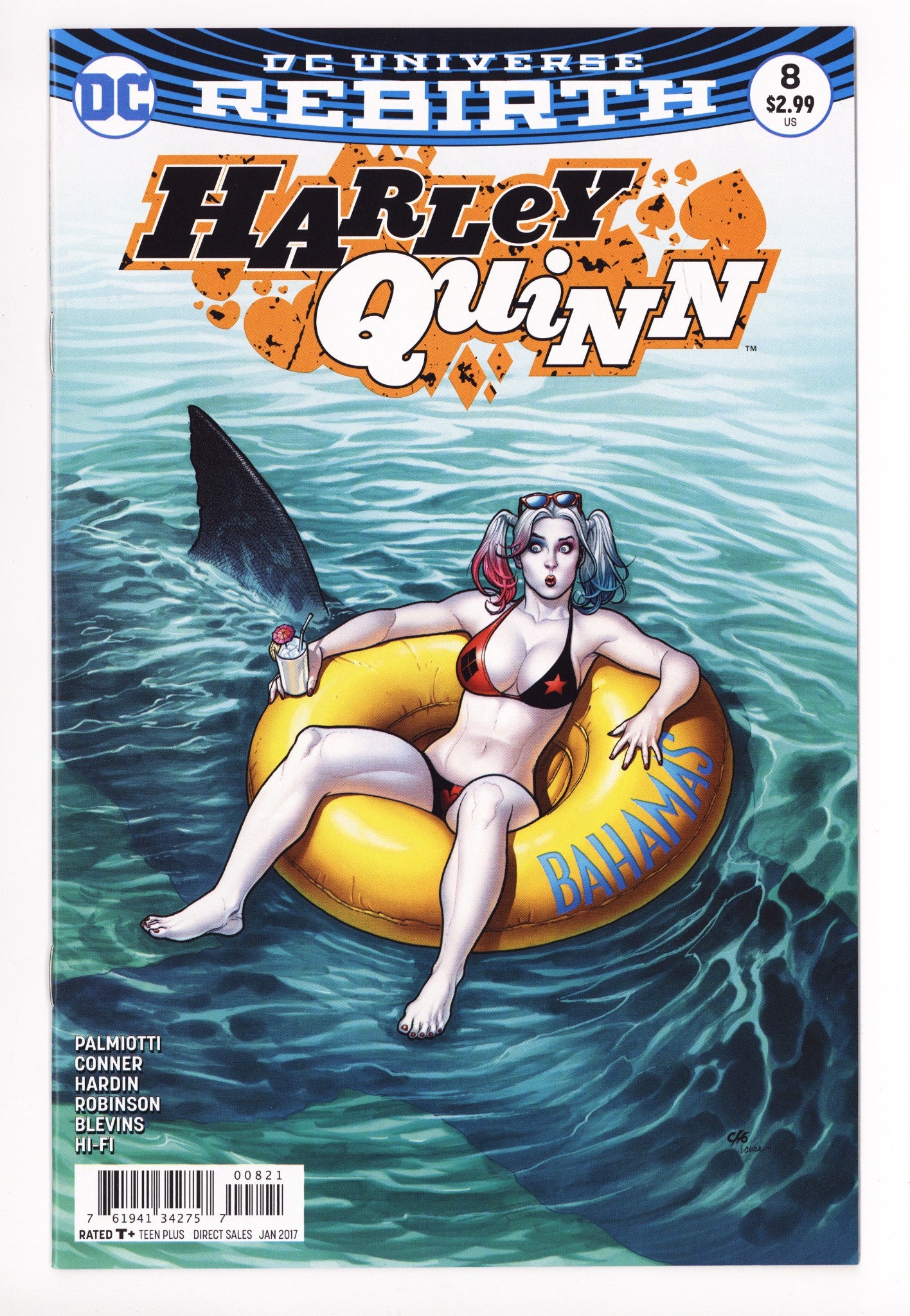 Harley Quinn Vol 3 8 High Grade (2017) Cho Variant 