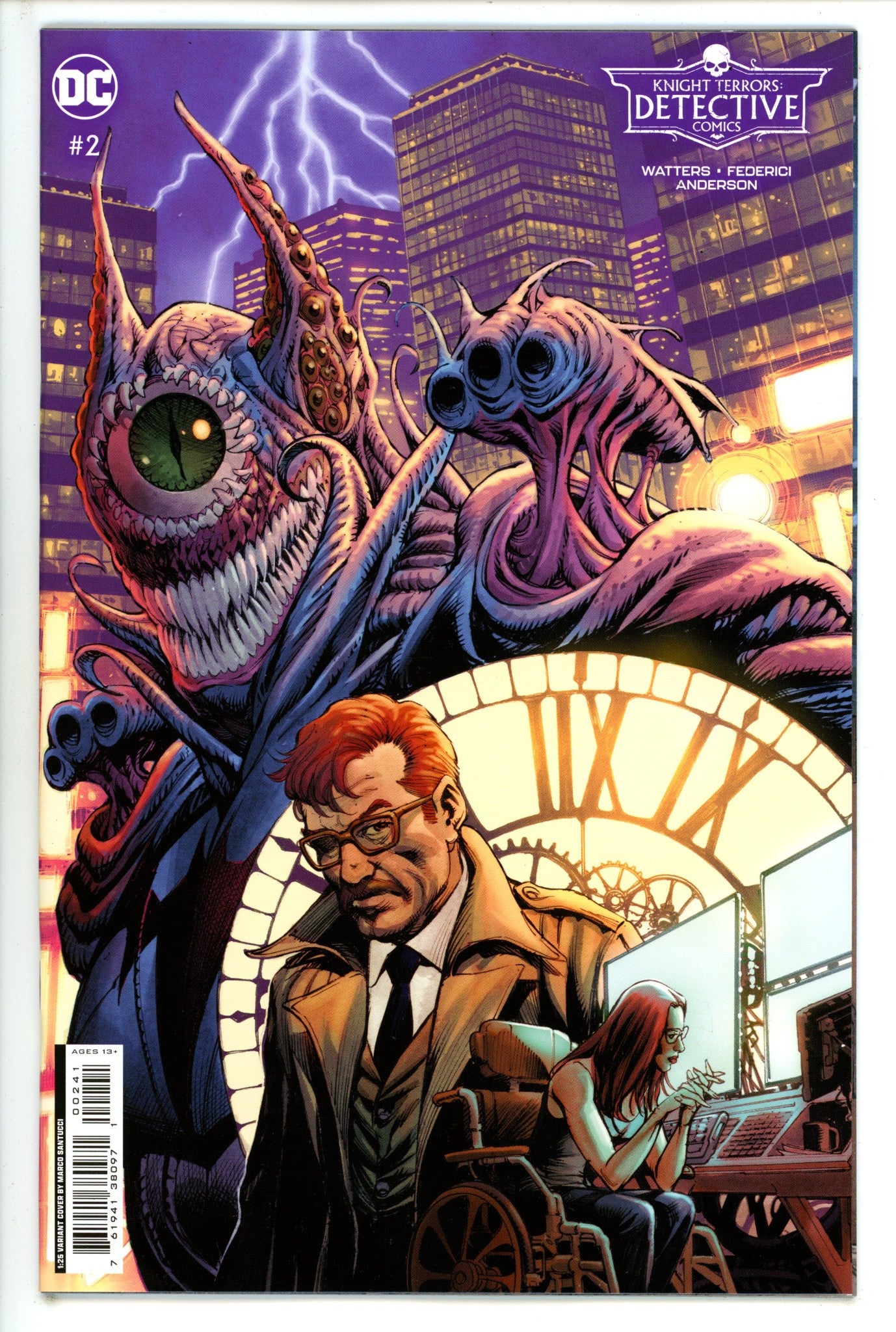 Knight Terrors Detective Comics 2 Santucci Incentive Variant NM (2023)