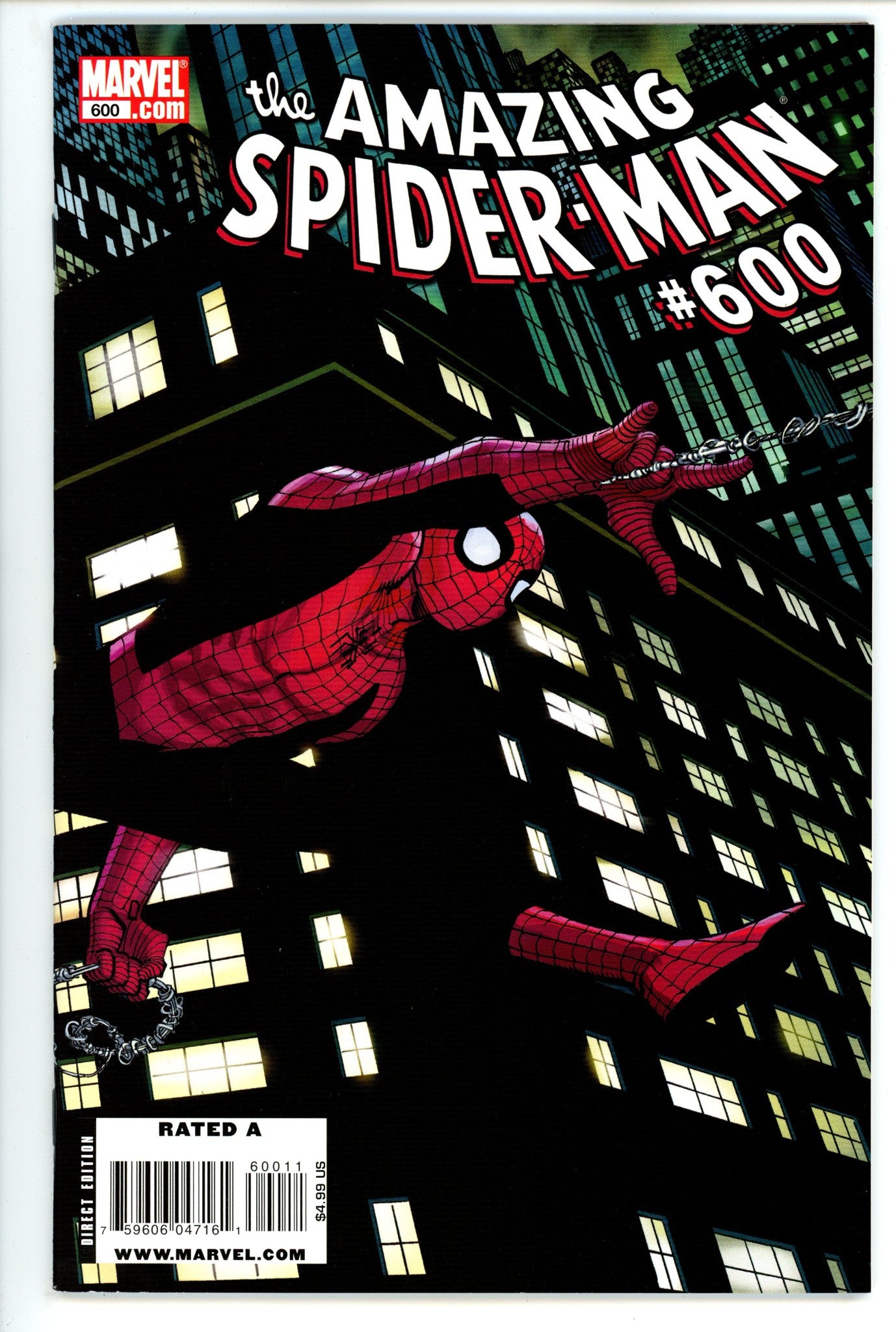 The Amazing Spider-Man Vol 2 600 VF+ (8.5) (2009) Jr. Wraparound Variant 