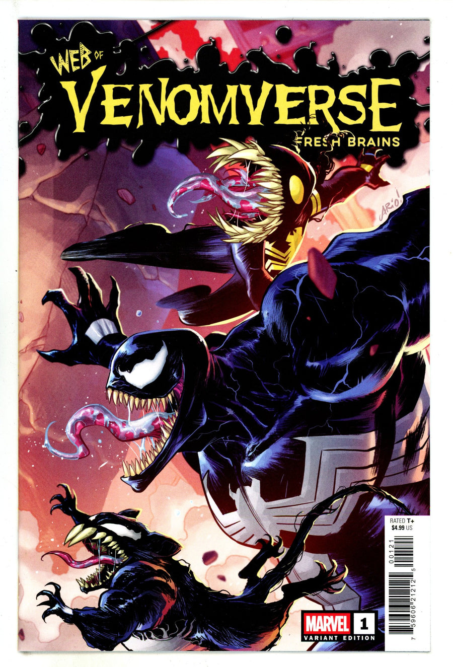 Web Of Venomverse: Fresh Brains 1 Anindito Connecting Variant (2025)