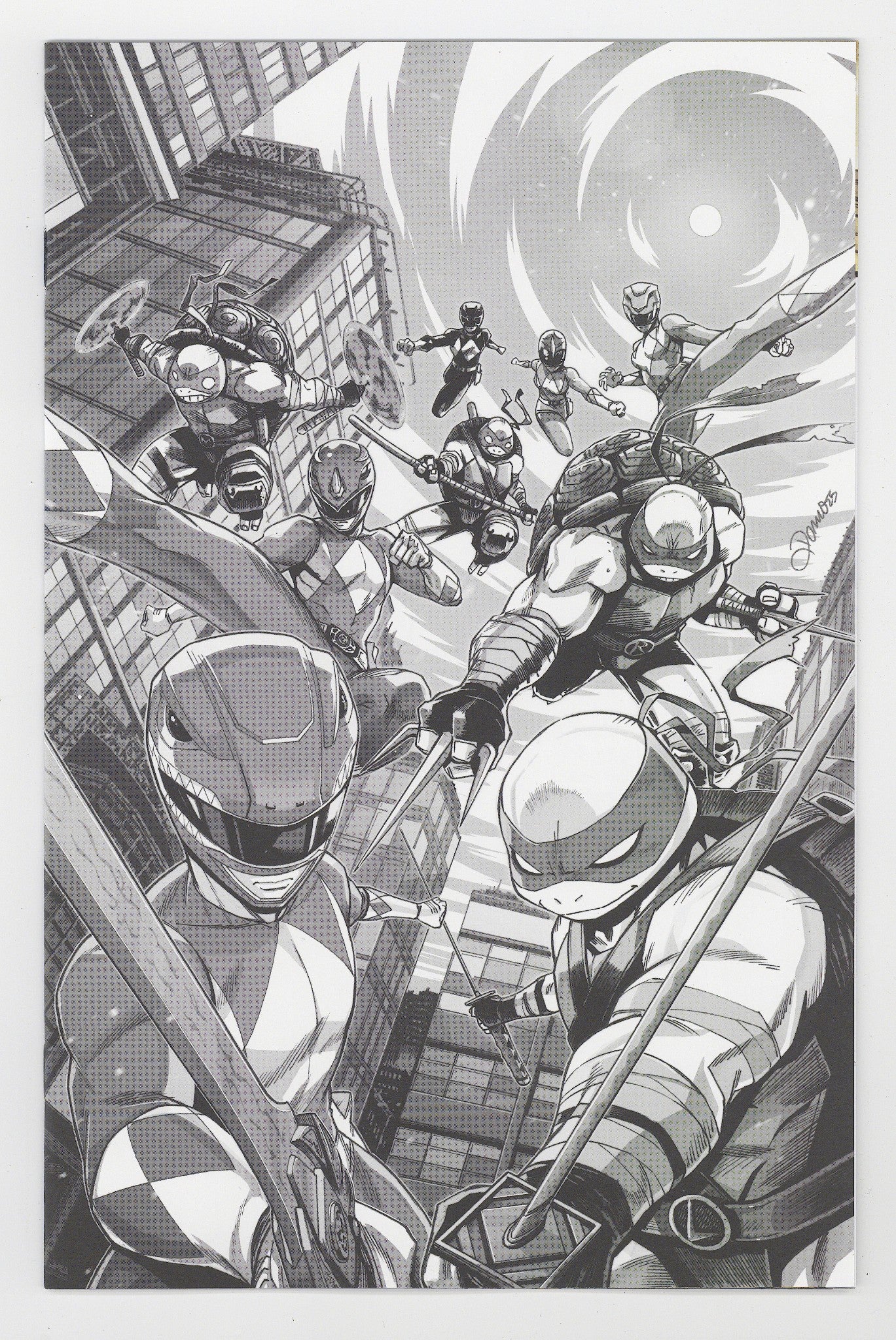 Mighty Morphin Power Rangers / Teenage Mutant Ninja Turtles III 1 Zonno Virgin Incentive (2025)