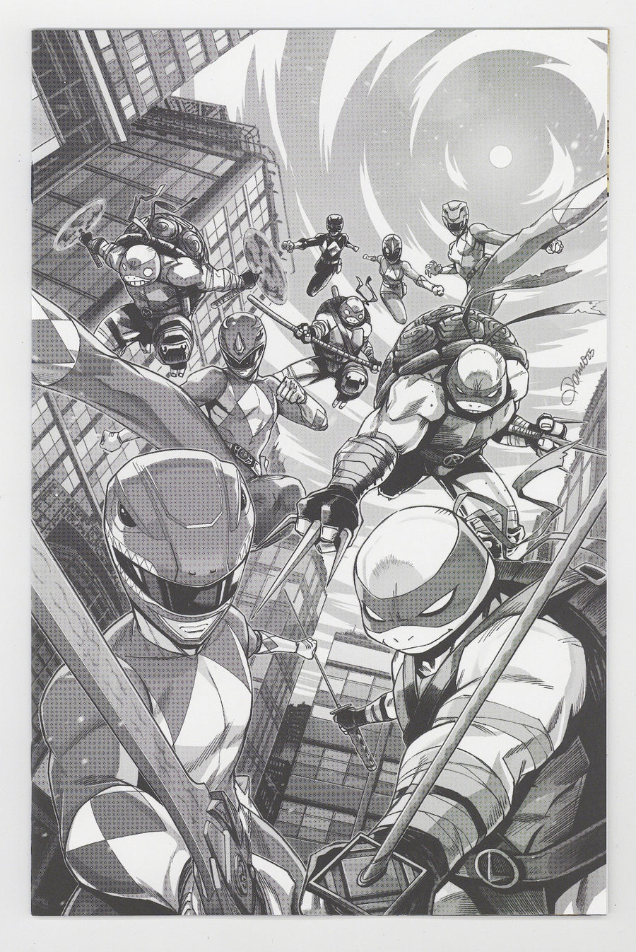 Mighty Morphin Power Rangers / Teenage Mutant Ninja Turtles III 1 Zonno Virgin Incentive (2025)