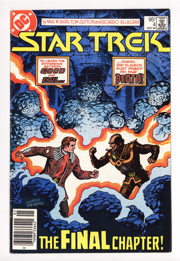 Star Trek Vol 1 4 Mid Grade (1984) Canadian Price Variant