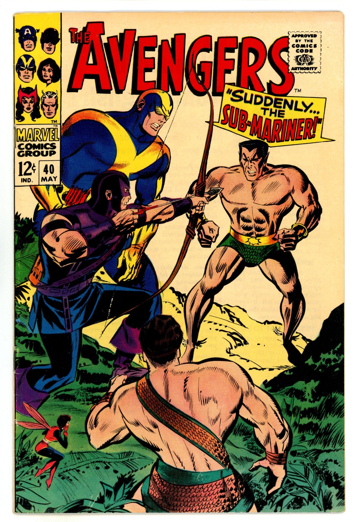 The Avengers Vol 1 40  FN/VF (7.0)  (1967)  