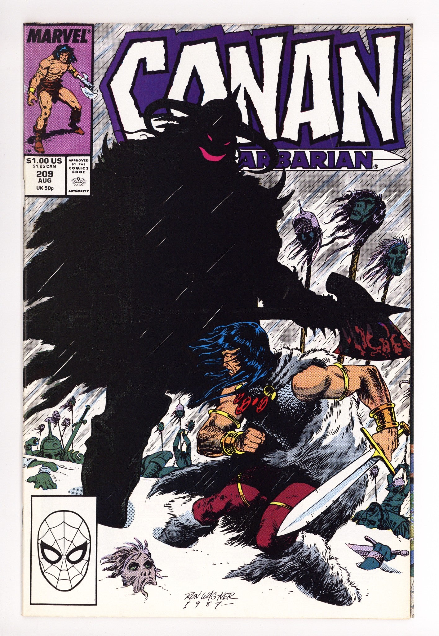 Conan the Barbarian Vol 1 209 Mid Grade (1988) 