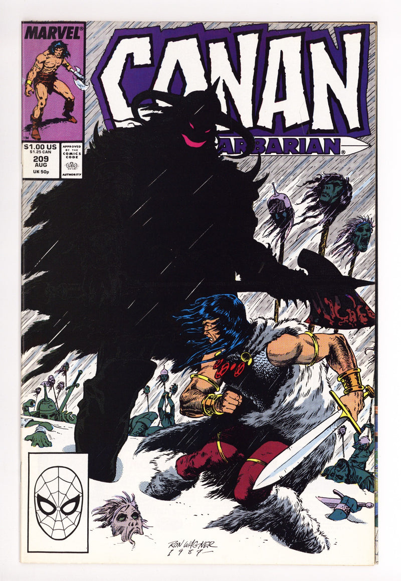 Conan the Barbarian Vol 1 209 Mid Grade (1988) 