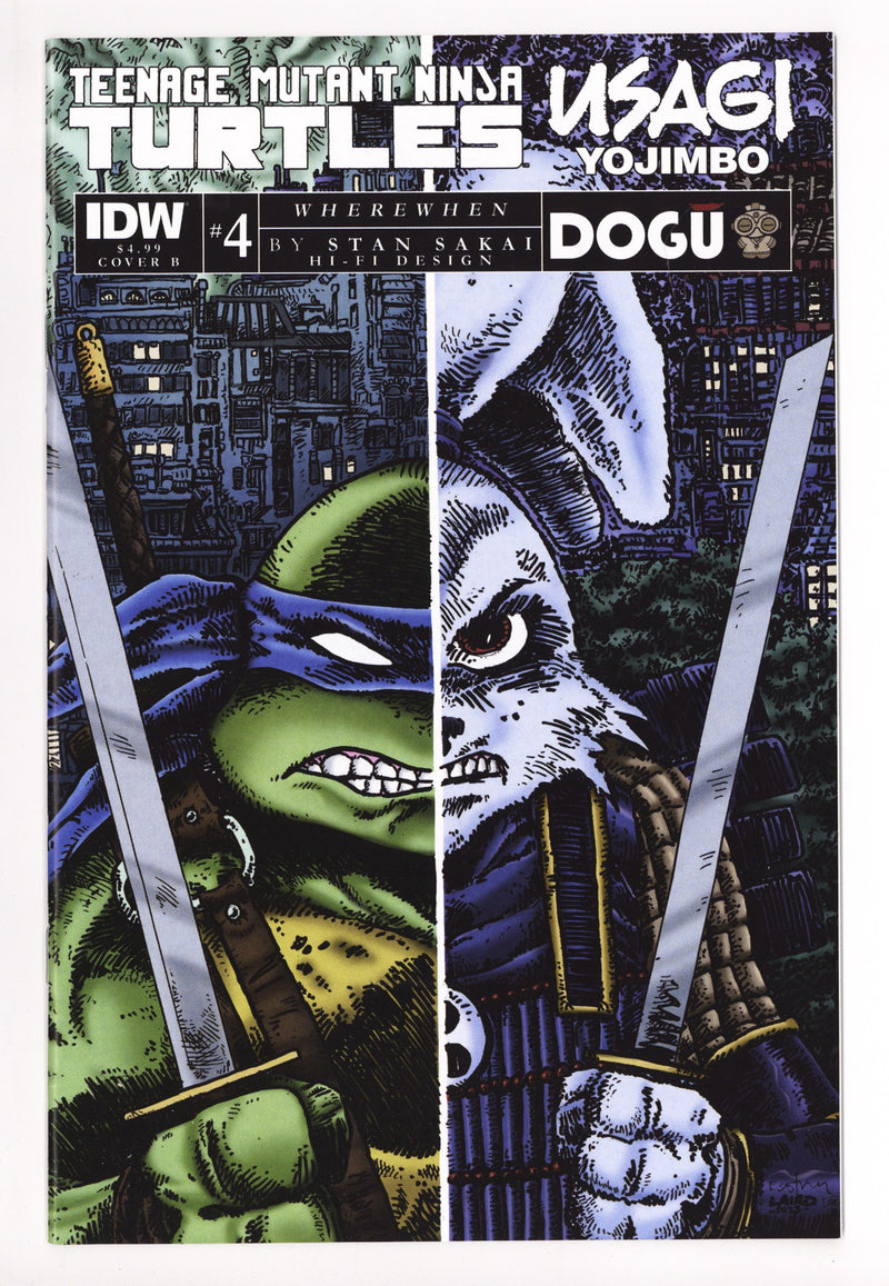 Teenage Mutant Ninja Turtles / Usagi Yojimbo: Wherewhen 4 High Grade (2023) Eastman Variant 