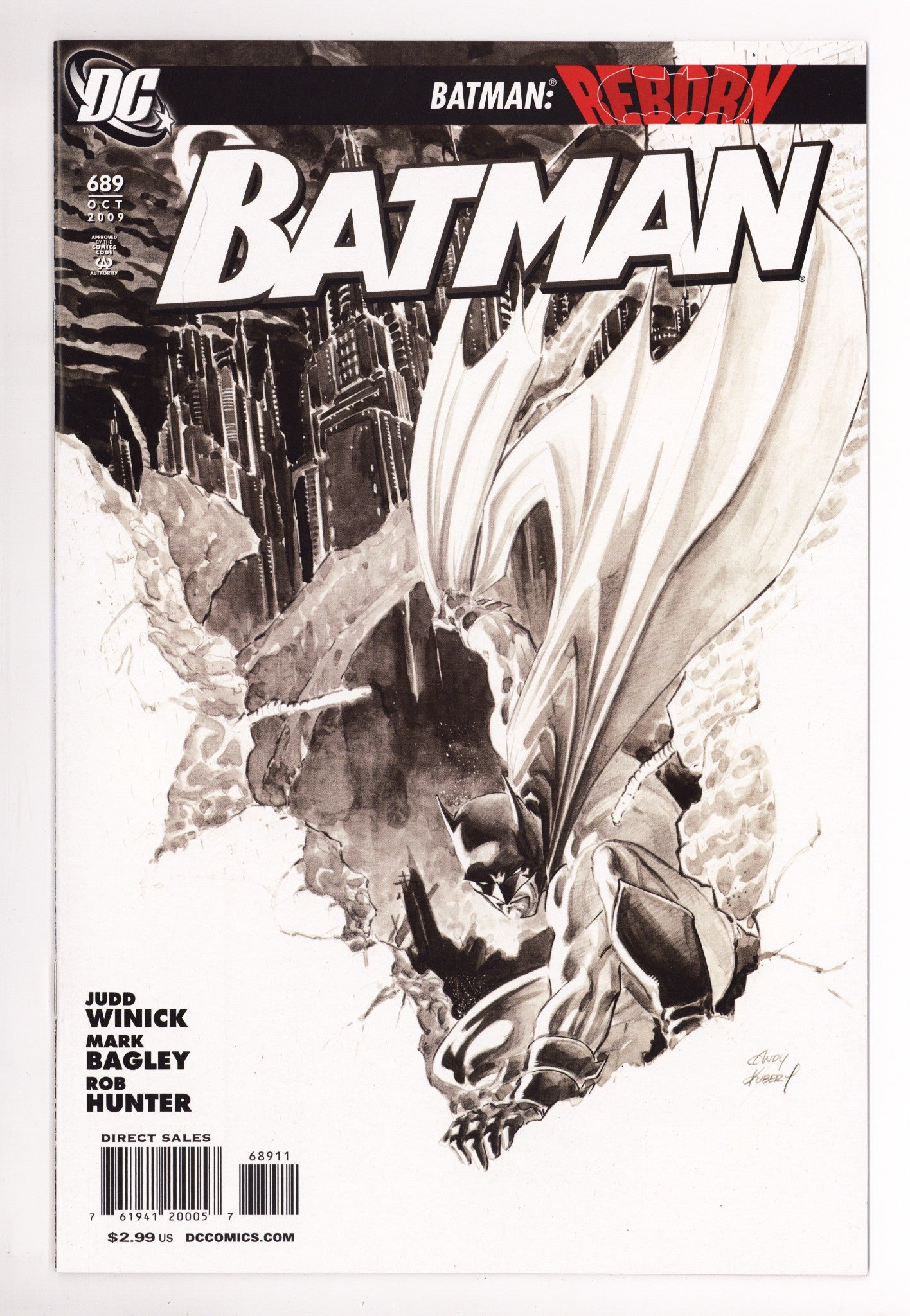 Batman Vol 1 689 High Grade (2009) 