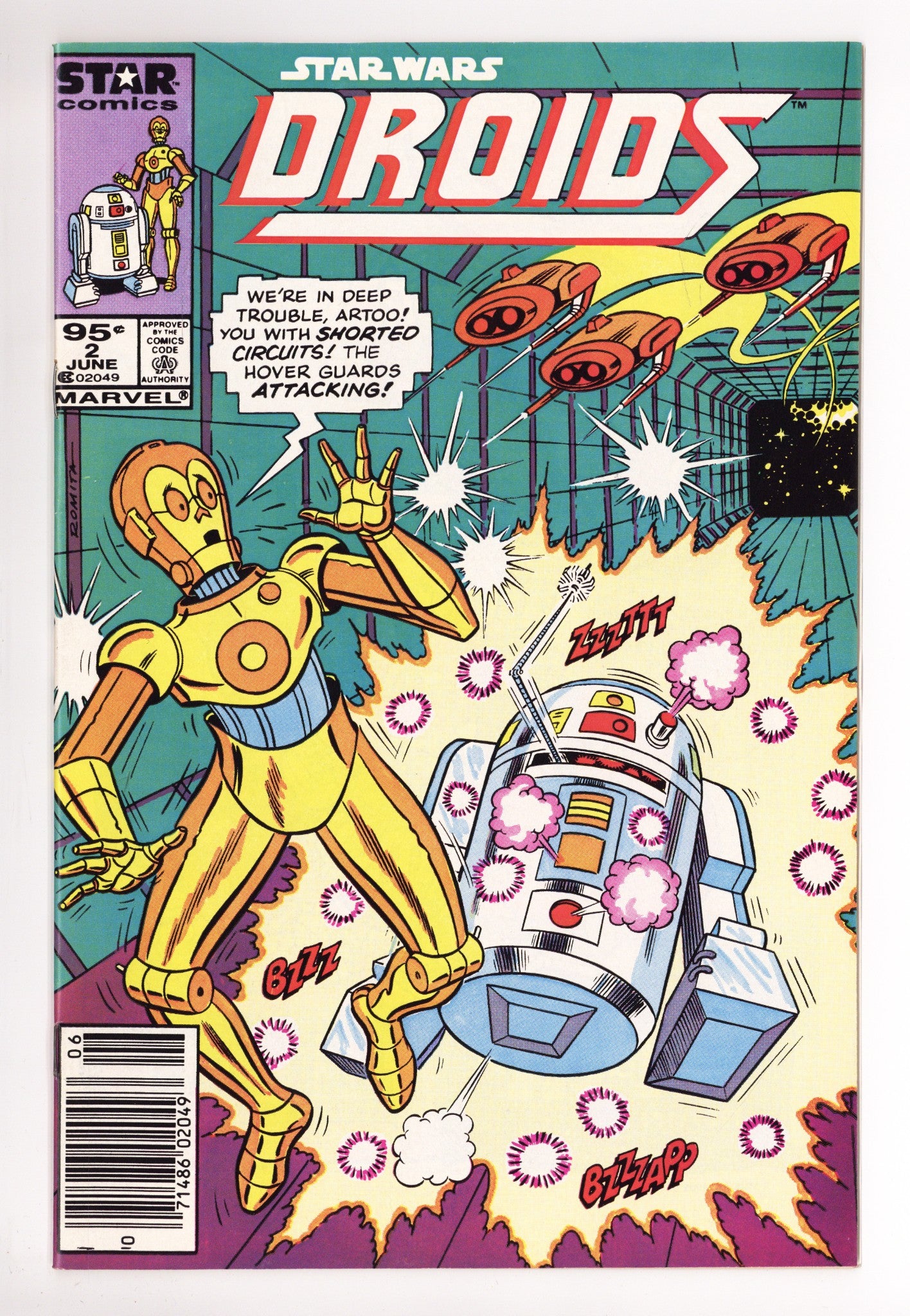 Droids 2 VF (8.0) (1986) Canadian Price Variant 