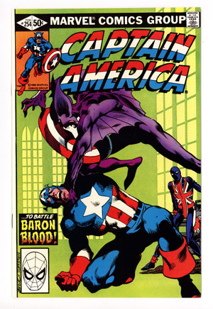 Captain America Vol 1 254  VF/NM (9.0)   (1981)        