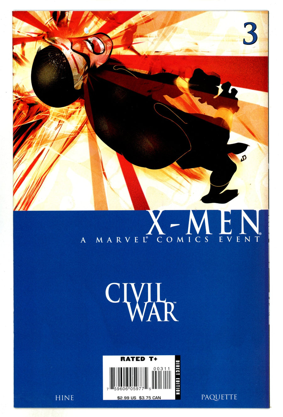 Civil War: X-Men  3  High Grade  (2006)  