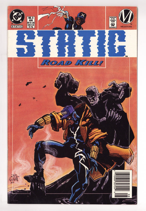 Static 3 VF- (7.5) (1993) Newsstand