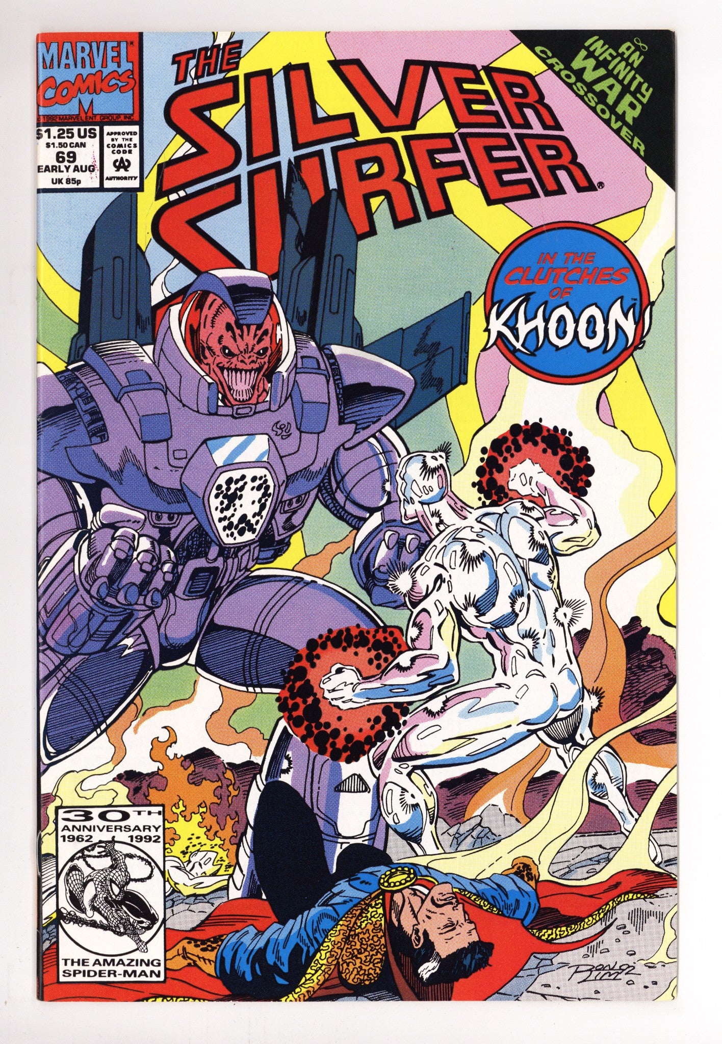 Silver Surfer Vol 3 69 Mid Grade (1992) 
