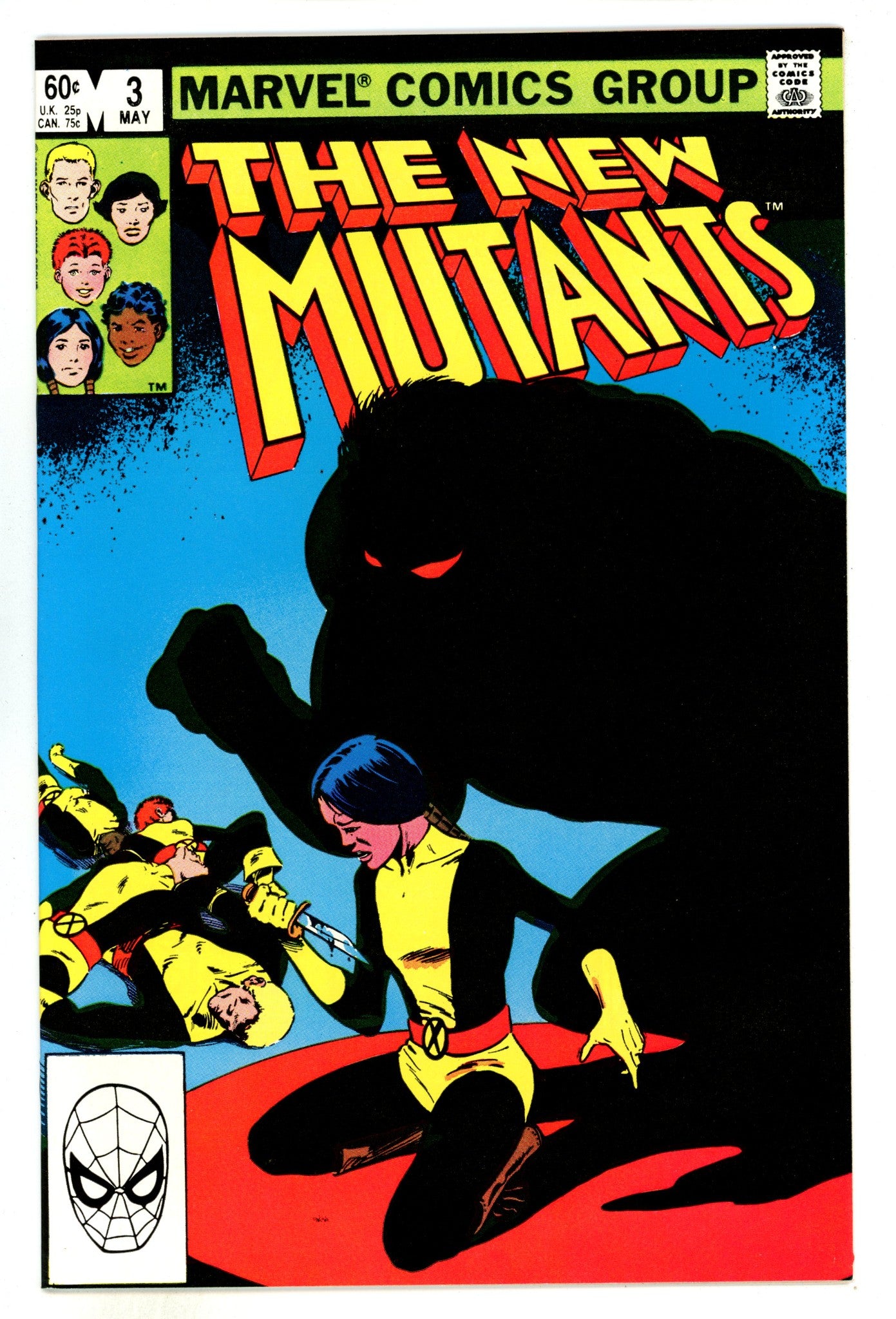 The New Mutants Vol 1 3  High Grade  (1983)  
