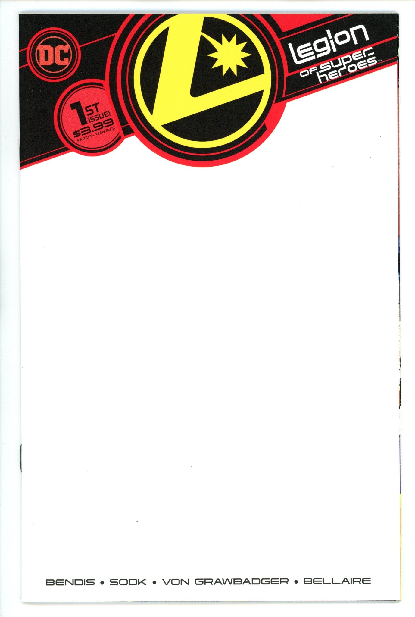 Legion of Super-Heroes Vol 8 1 High Grade (2020) Blank Variant 