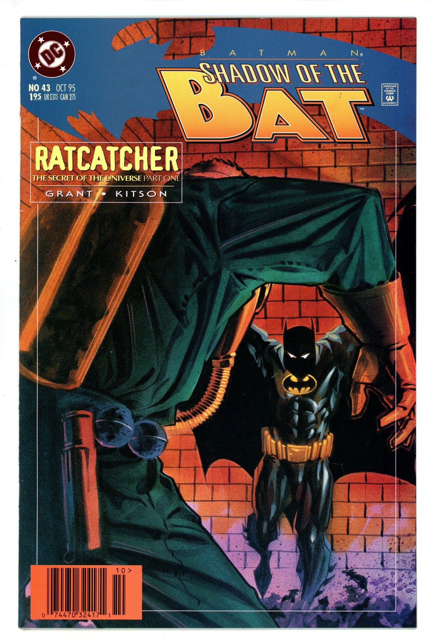 Batman: Shadow of the Bat 43 High Grade (1995) Newsstand 