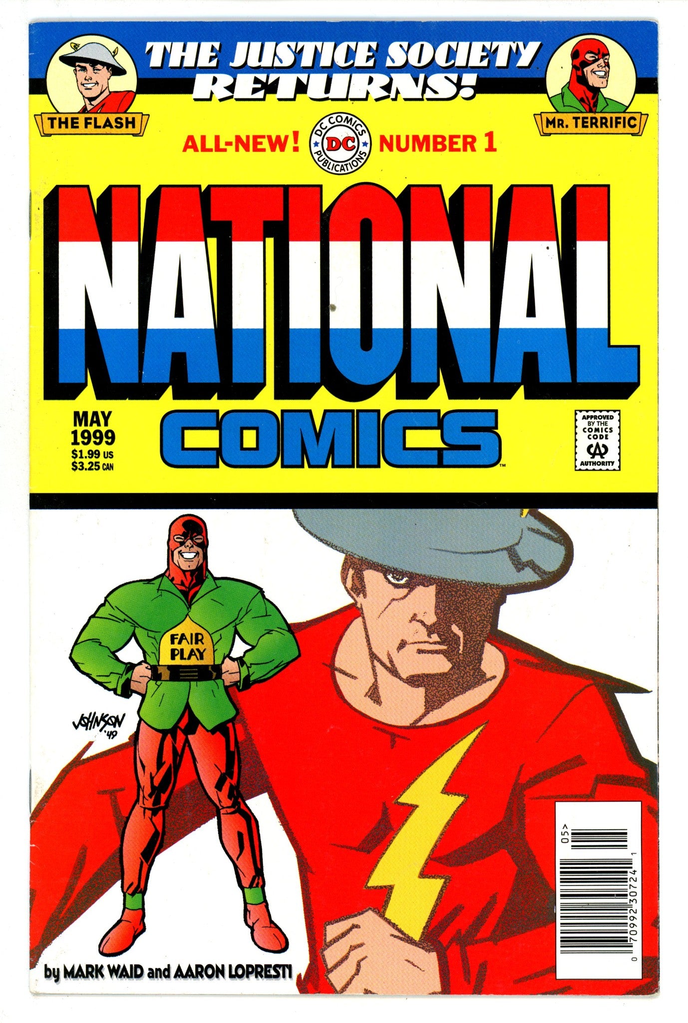 National Comics 1 VG- (3.5) (1999) Newsstand 