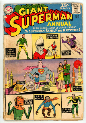Superman Annual Vol 1 5 GD (2.0) (1962) 
