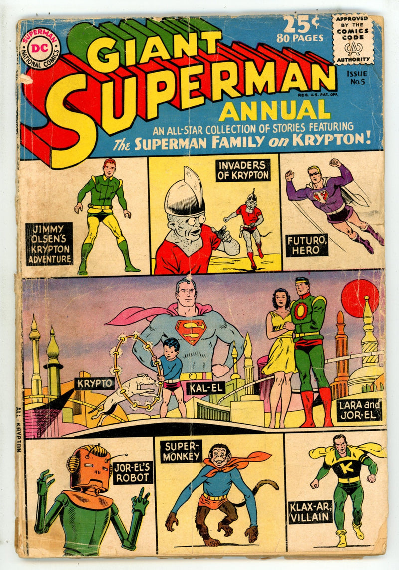 Superman Annual Vol 1 5 GD (2.0) (1962) 