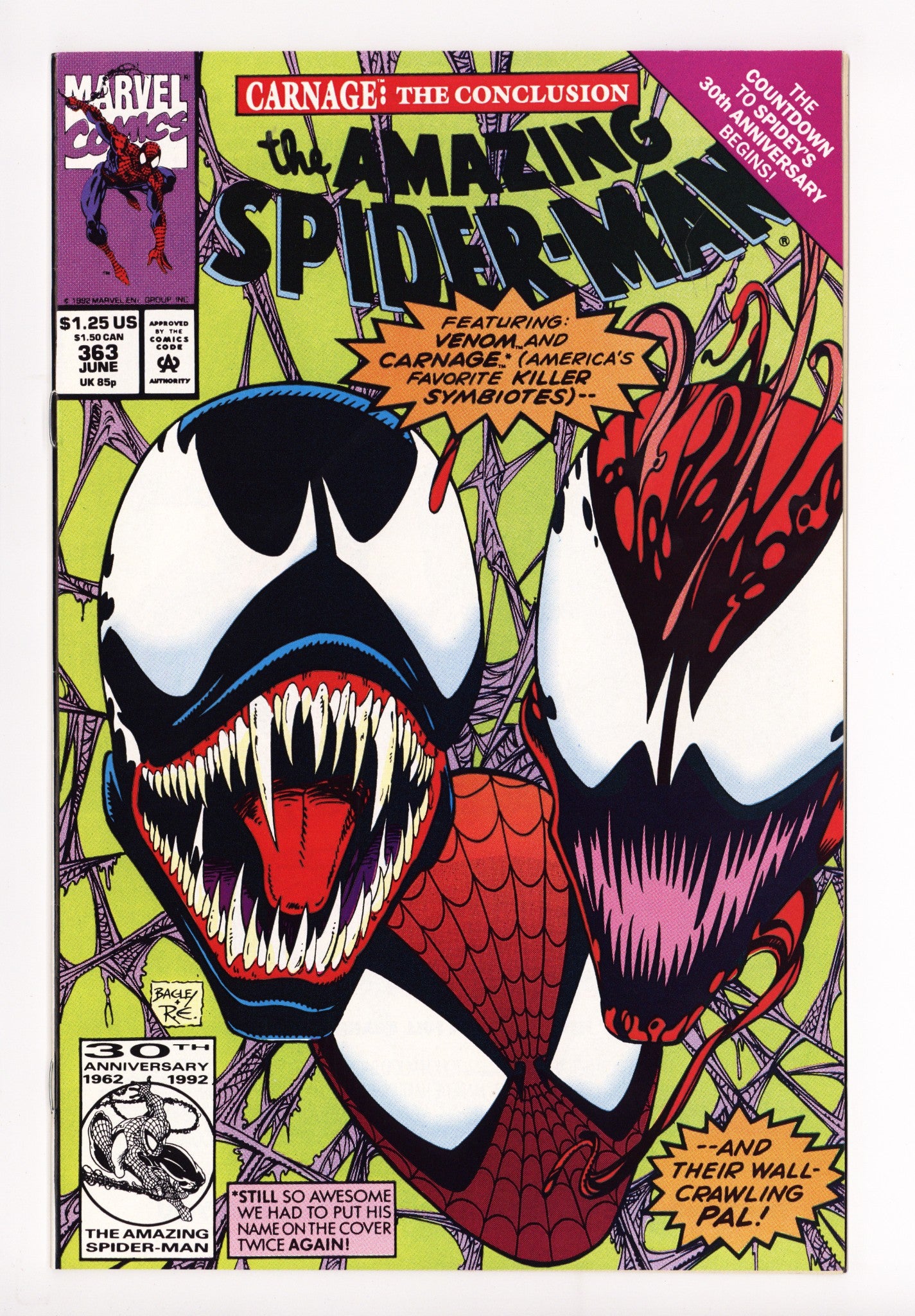The Amazing Spider-Man Vol 1 363 VF/NM (9.0) (1992) 
