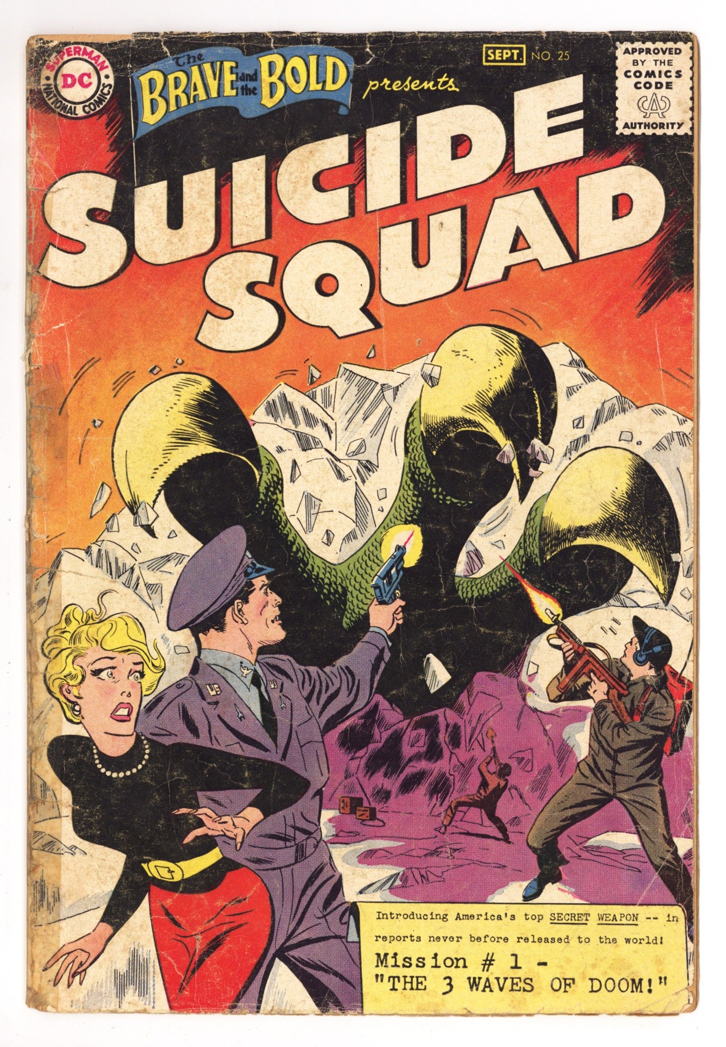 The Brave and the Bold Vol 1 25 PR (0.5) Cover Detached (1959) 