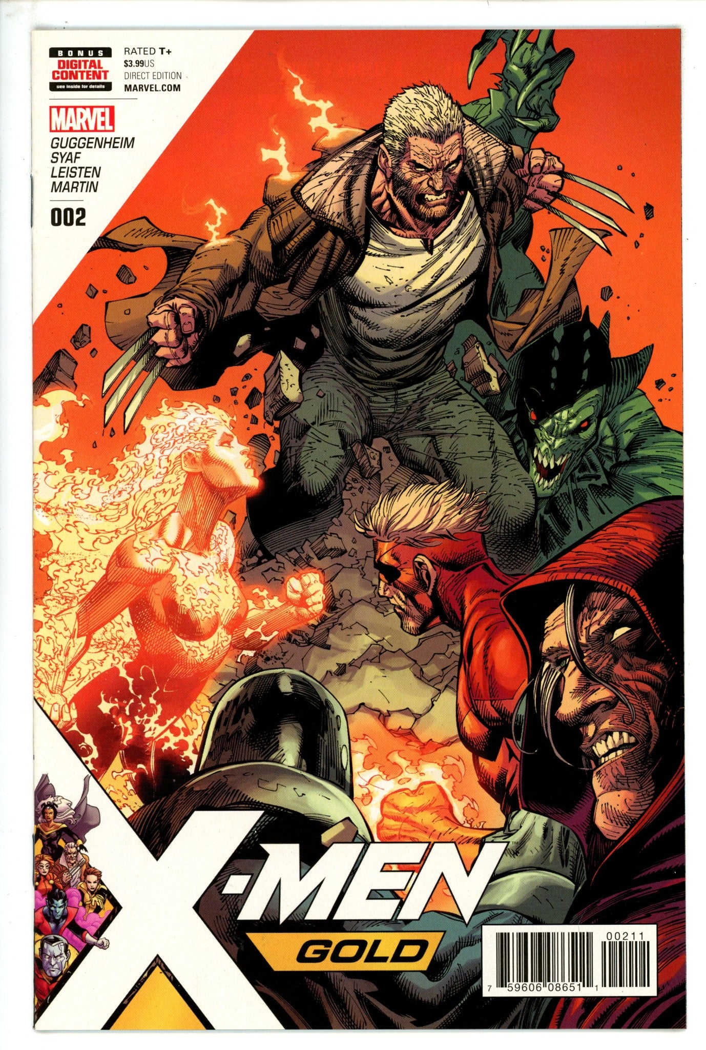 X-Men: Gold Vol 2 2 High Grade (2017) 