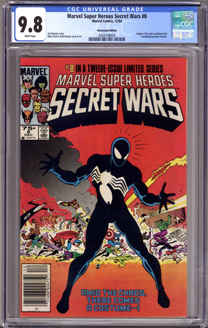 Marvel Super-Heroes Secret Wars 8 CGC 9.8 (NM/M) (1984) Newsstand