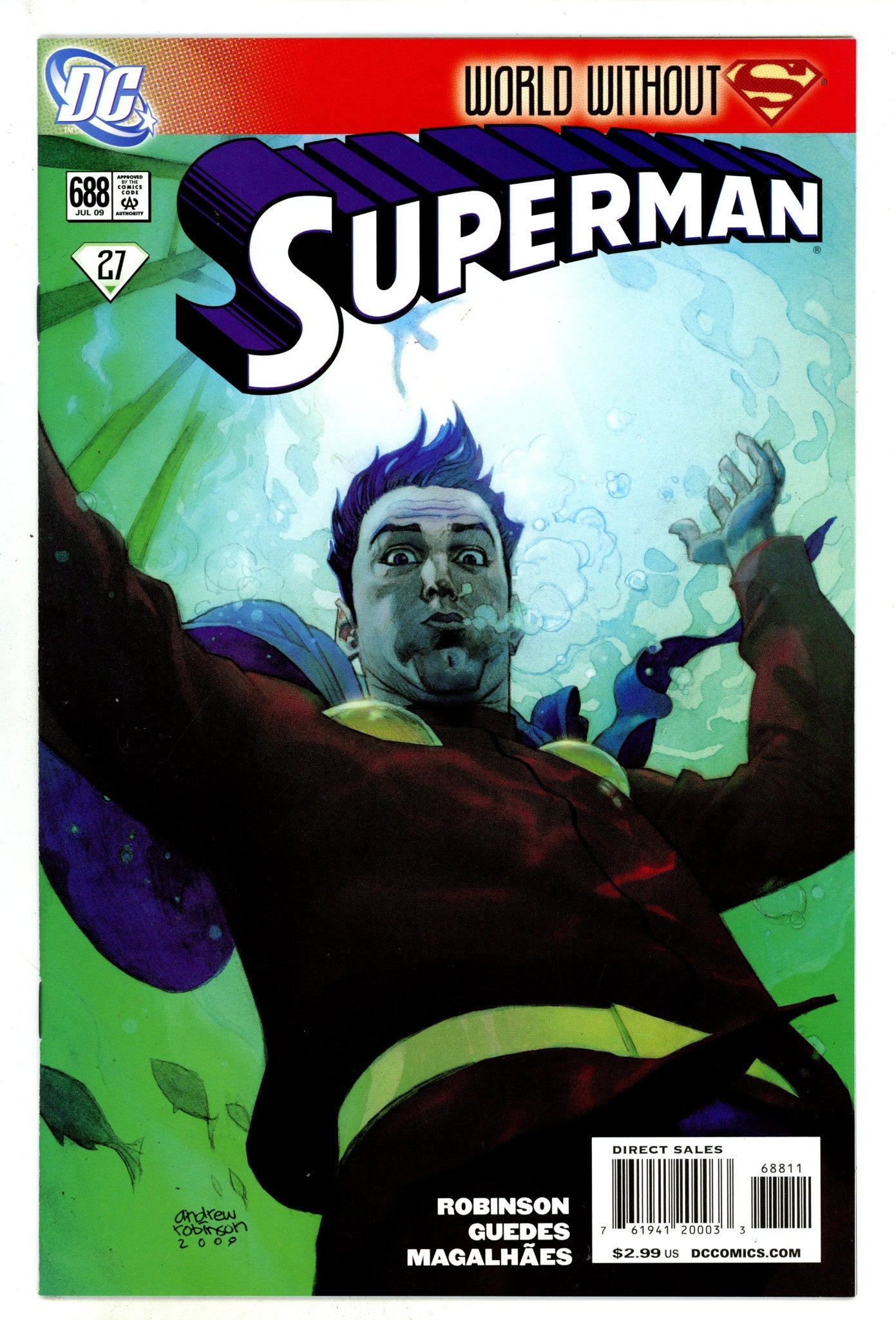 Superman Vol 1 688 High Grade (2009) 